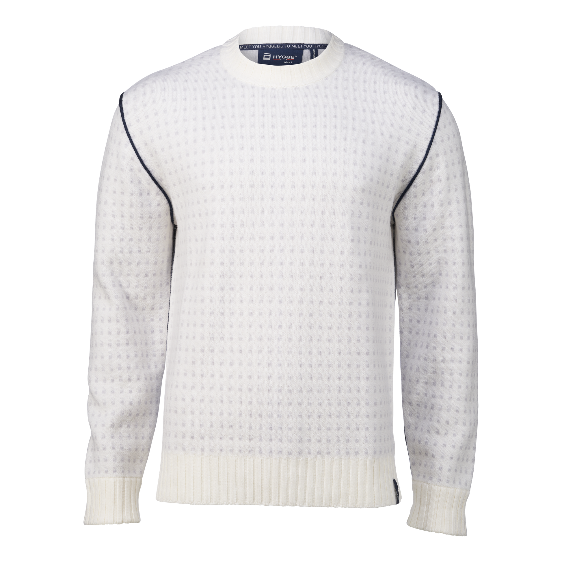 Men's Merino Pullover – White