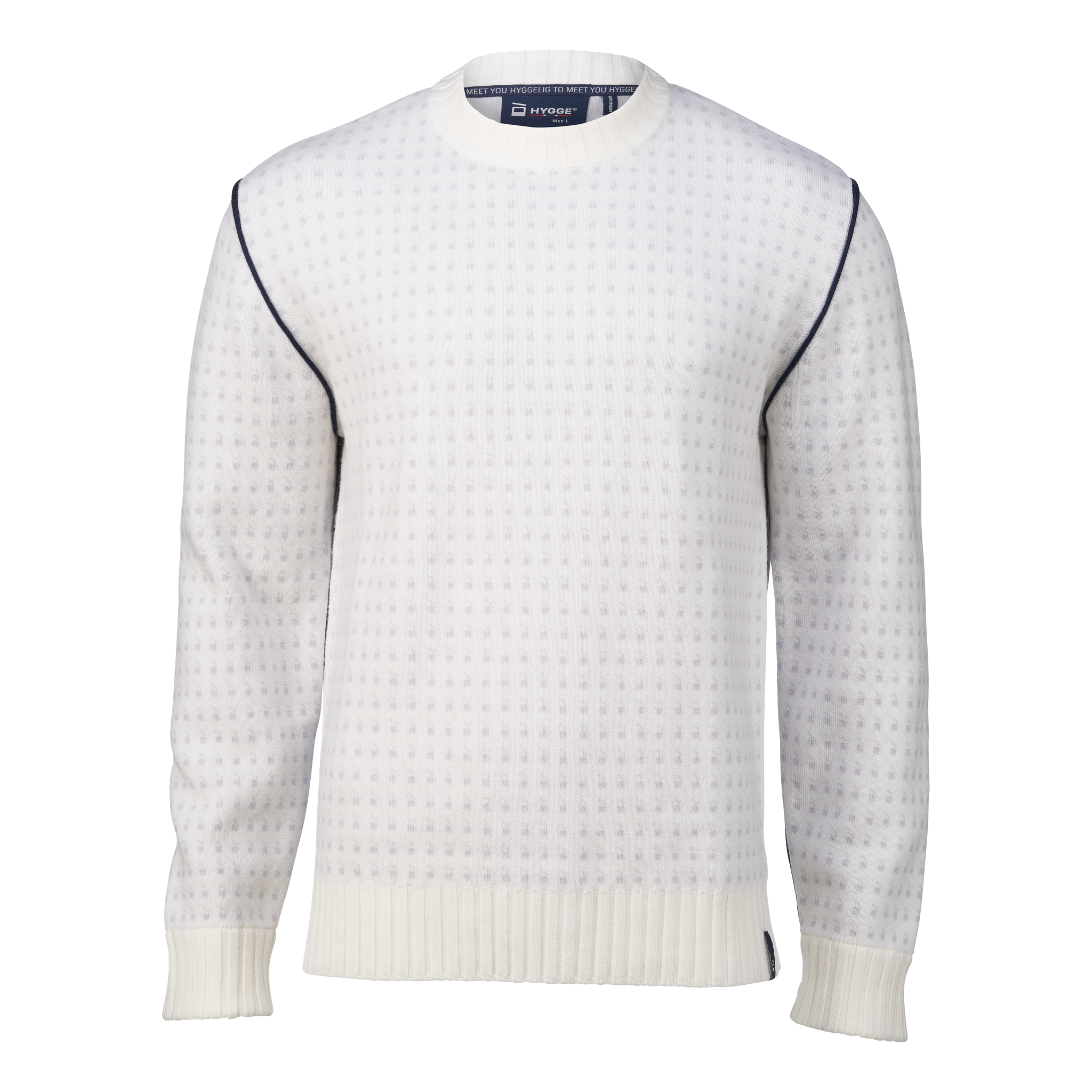 Men's Merino Pullover – White