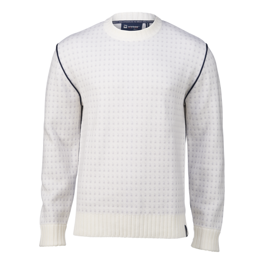 Men's Merino Pullover – White