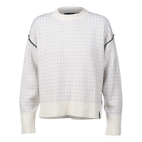 Women's Merino Pullover – White