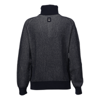 Women's Contrast Rib Half Zip – Navy