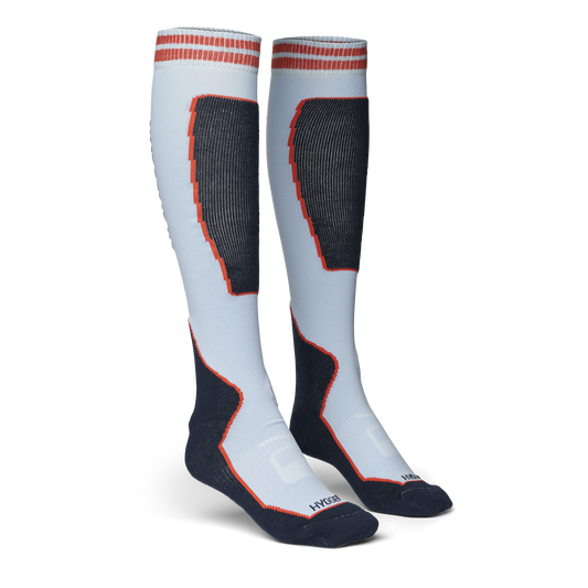 Tech Skiboms Socks Quote – Misty Blue