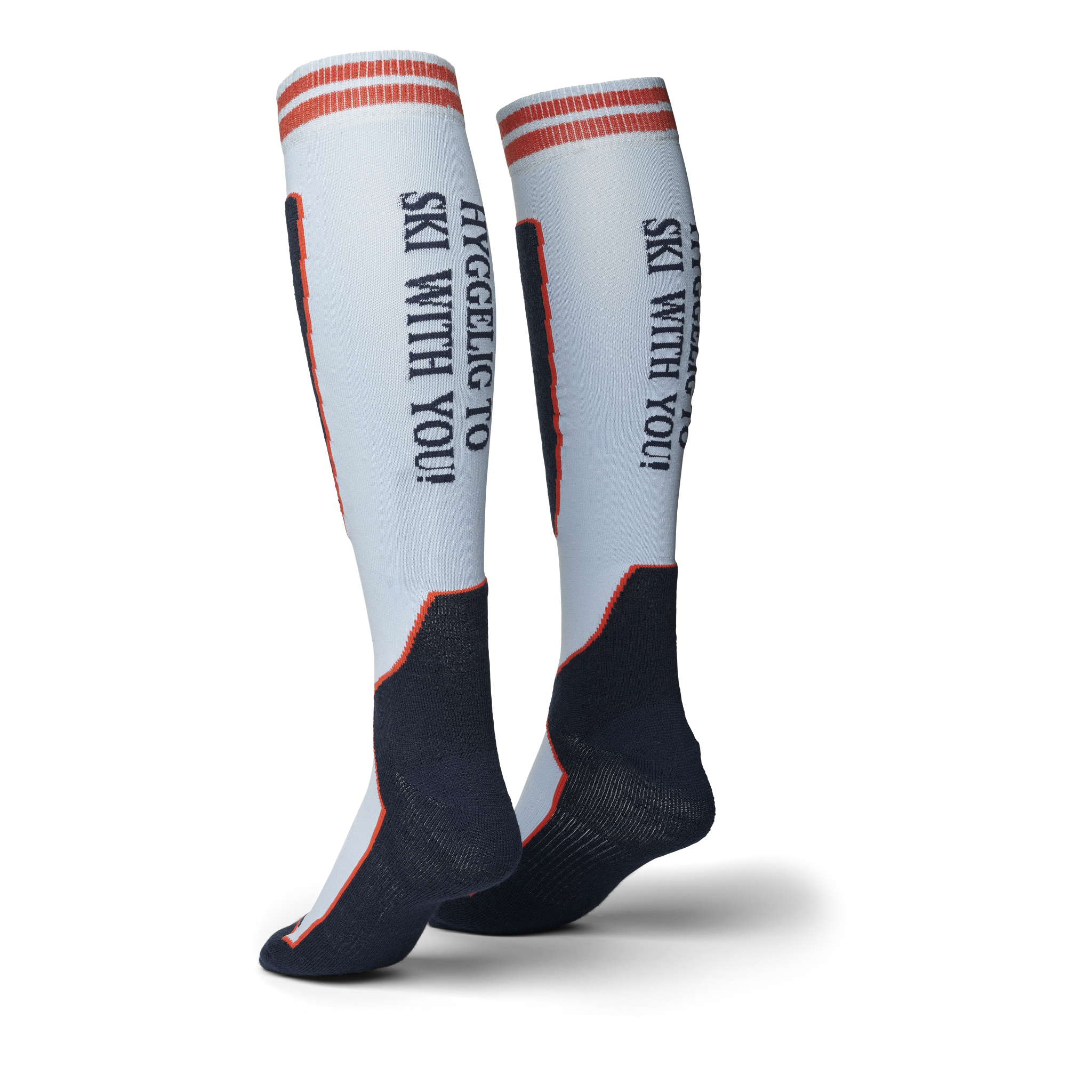Tech Skiboms Socks Quote – Misty Blue