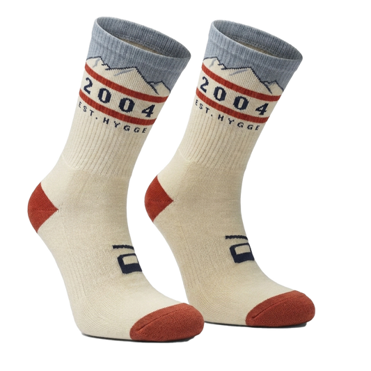 Hygge Quote Socks – Whiteish