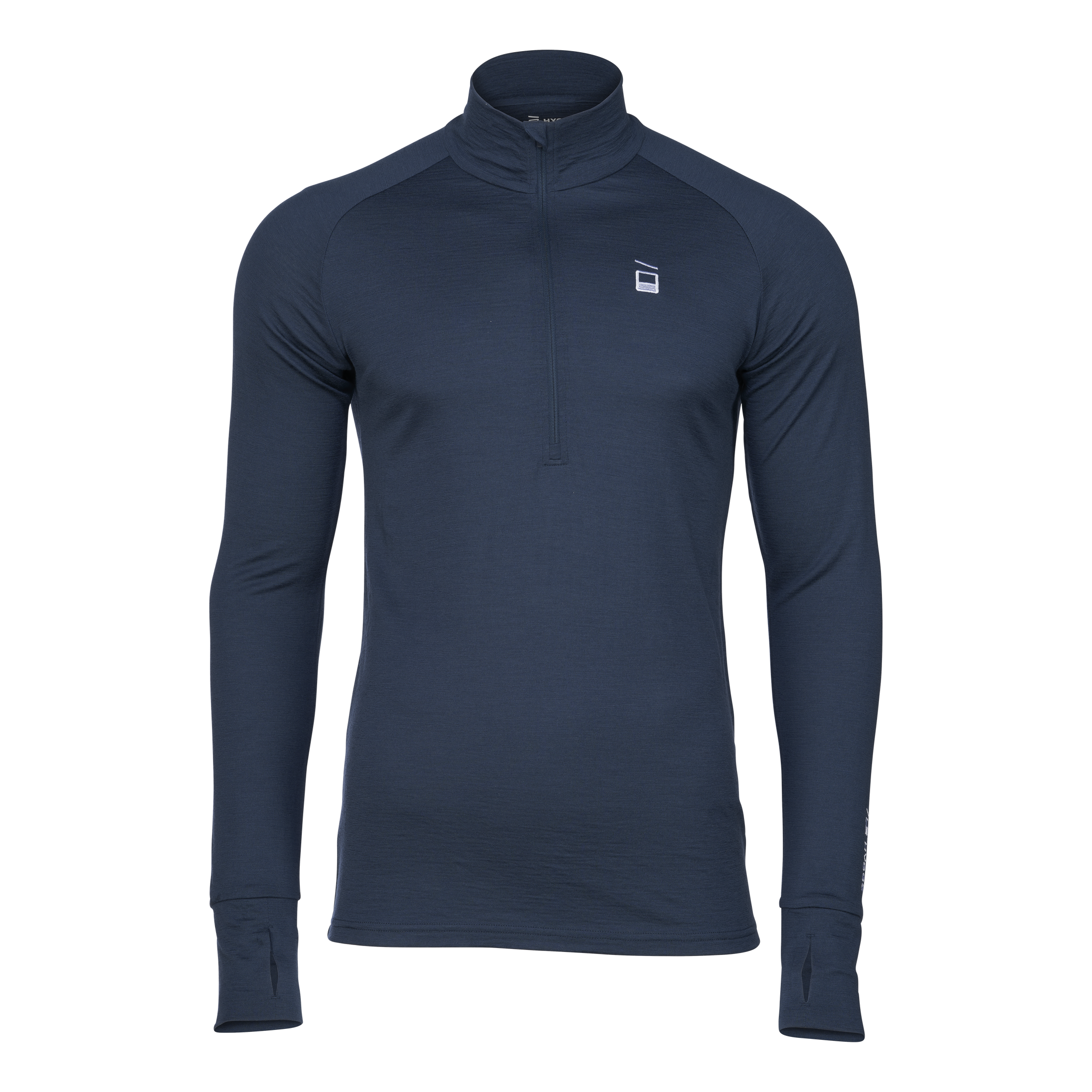 Men's Hyggewool 180 Zip Neck – Navy