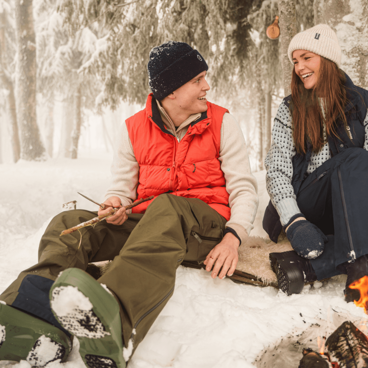 Men's Ildsjel Down Vest – Bonfire