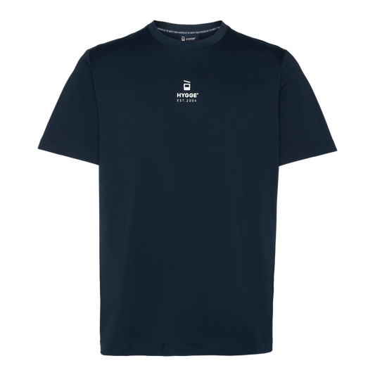 Men's Organic Cotton Tee – Navy, White