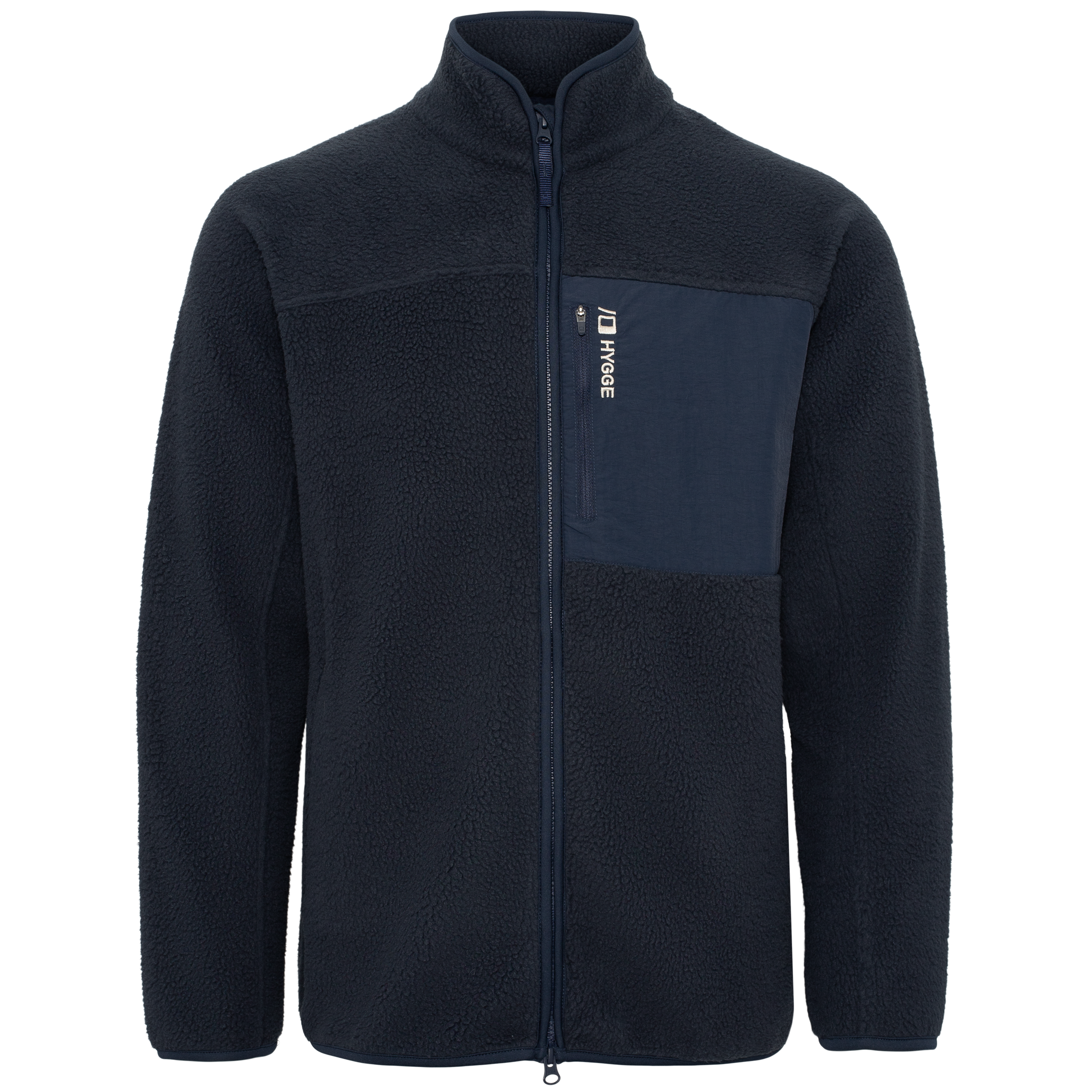 Men's Pile Fleece Jacket – Navy