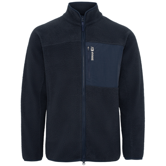 Men's Pile Fleece Jacket – Navy
