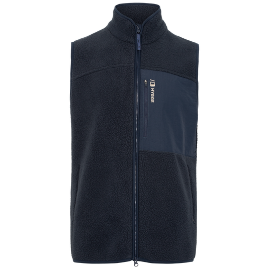 Men's Pile Fleece Vest – Navy