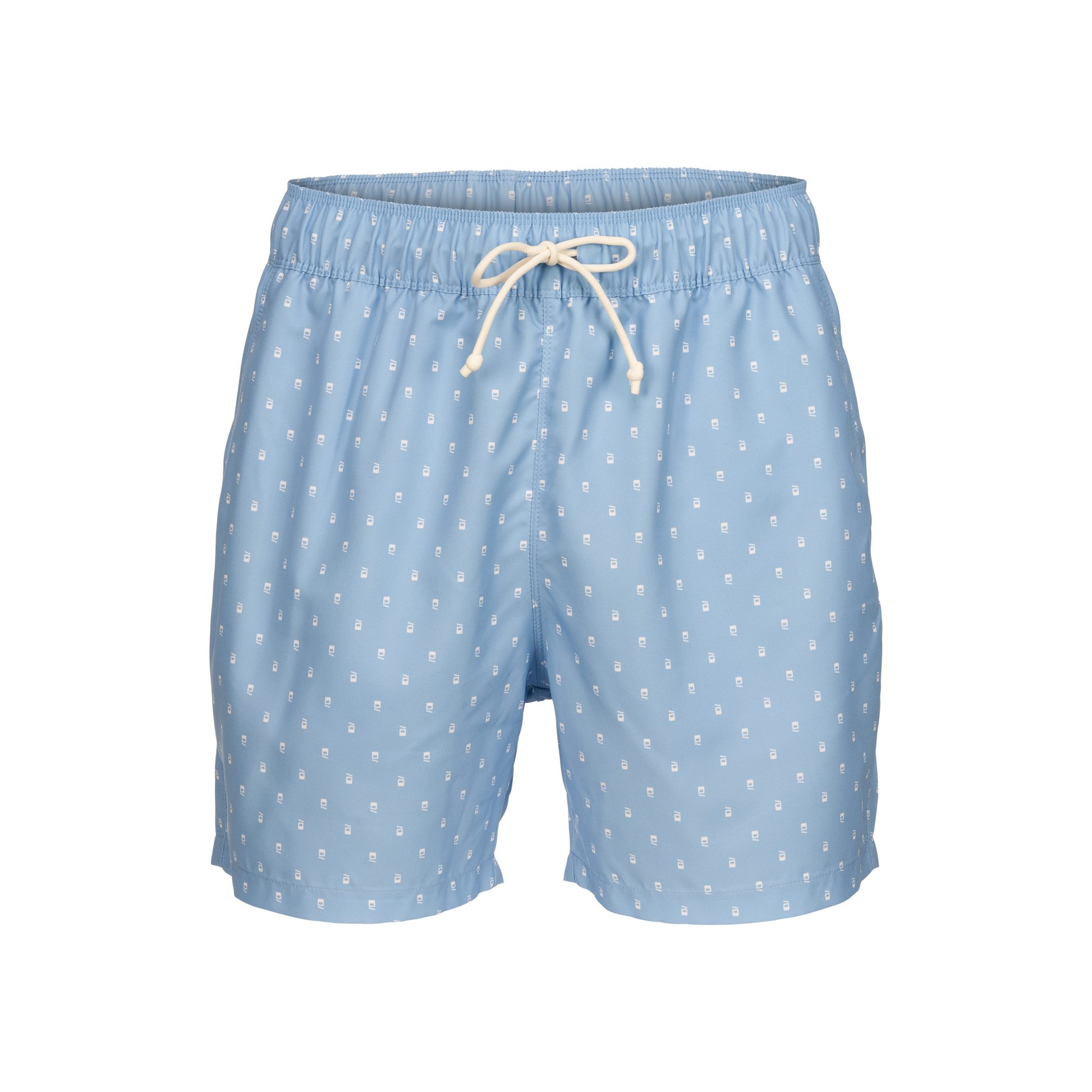 Men's Swim Shorts Print – Sky Blue