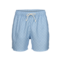 Men's Swim Shorts Print – Sky Blue