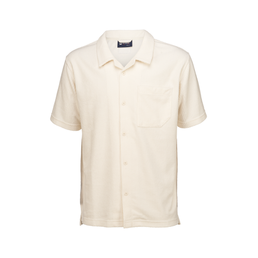 Men's Terry Striped Shirt – Offwhite
