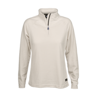 Women's Cloud Fleece Zip Neck – Whiteish