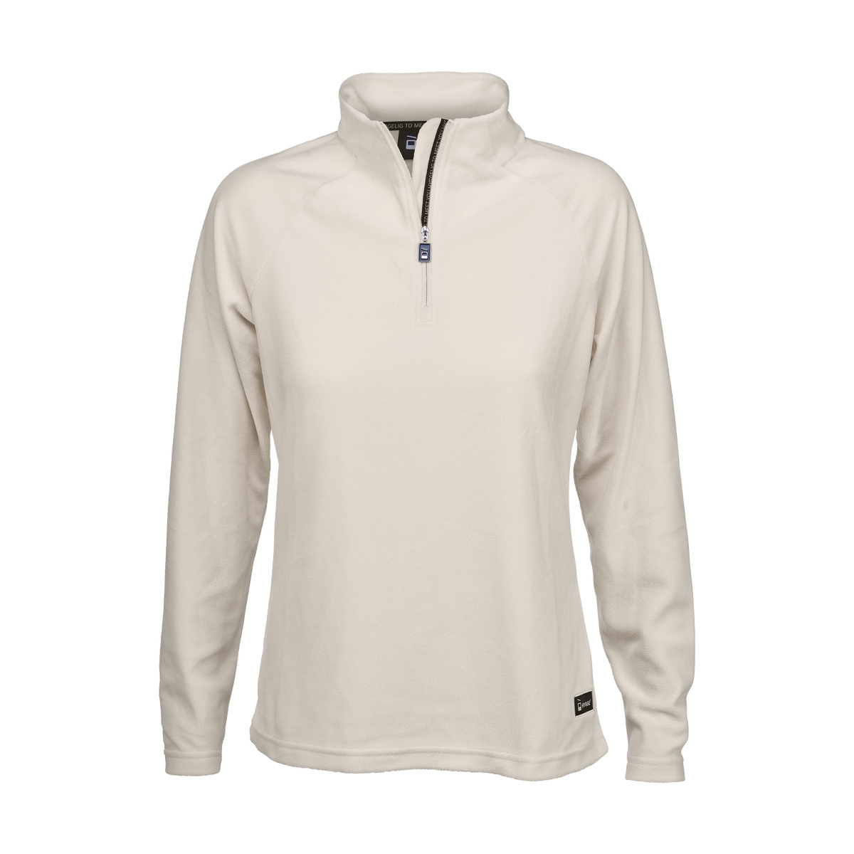 Women's Cloud Fleece Zip Neck – Whiteish