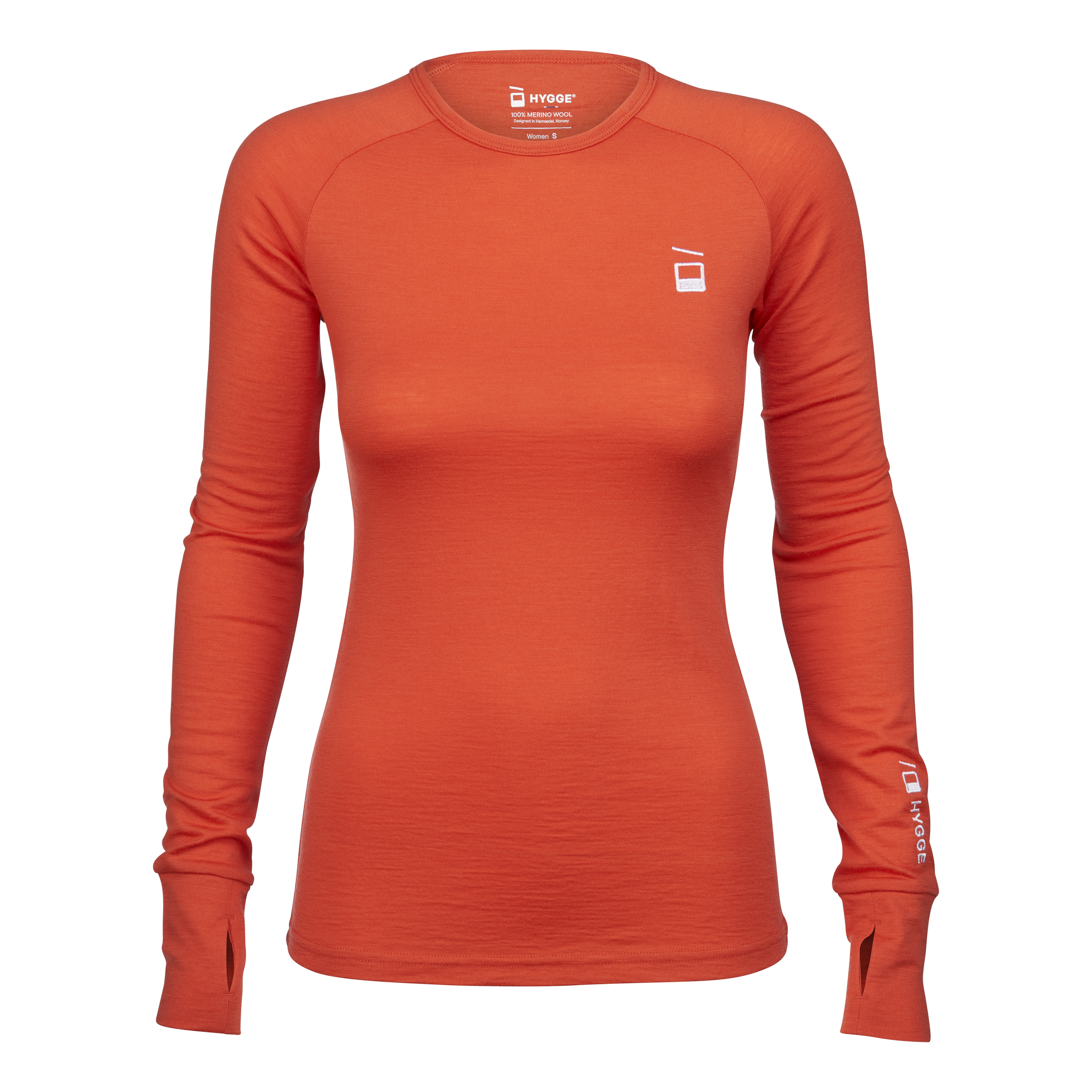 Women's Hyggewool 180 Crew Neck – Bonfire