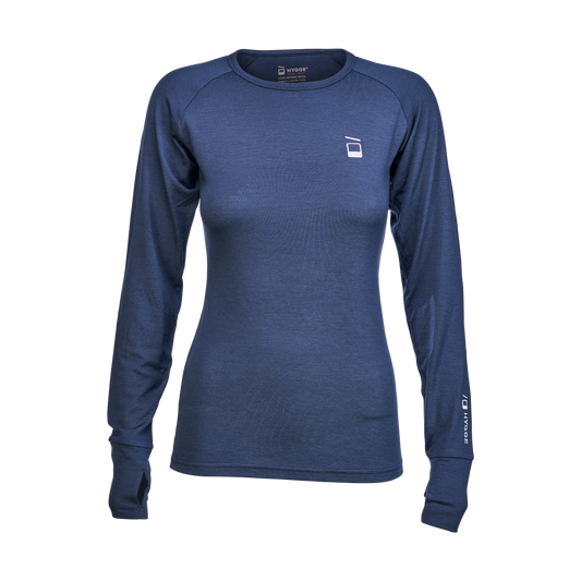 Women's Hyggewool 180 Crew Neck – Navy