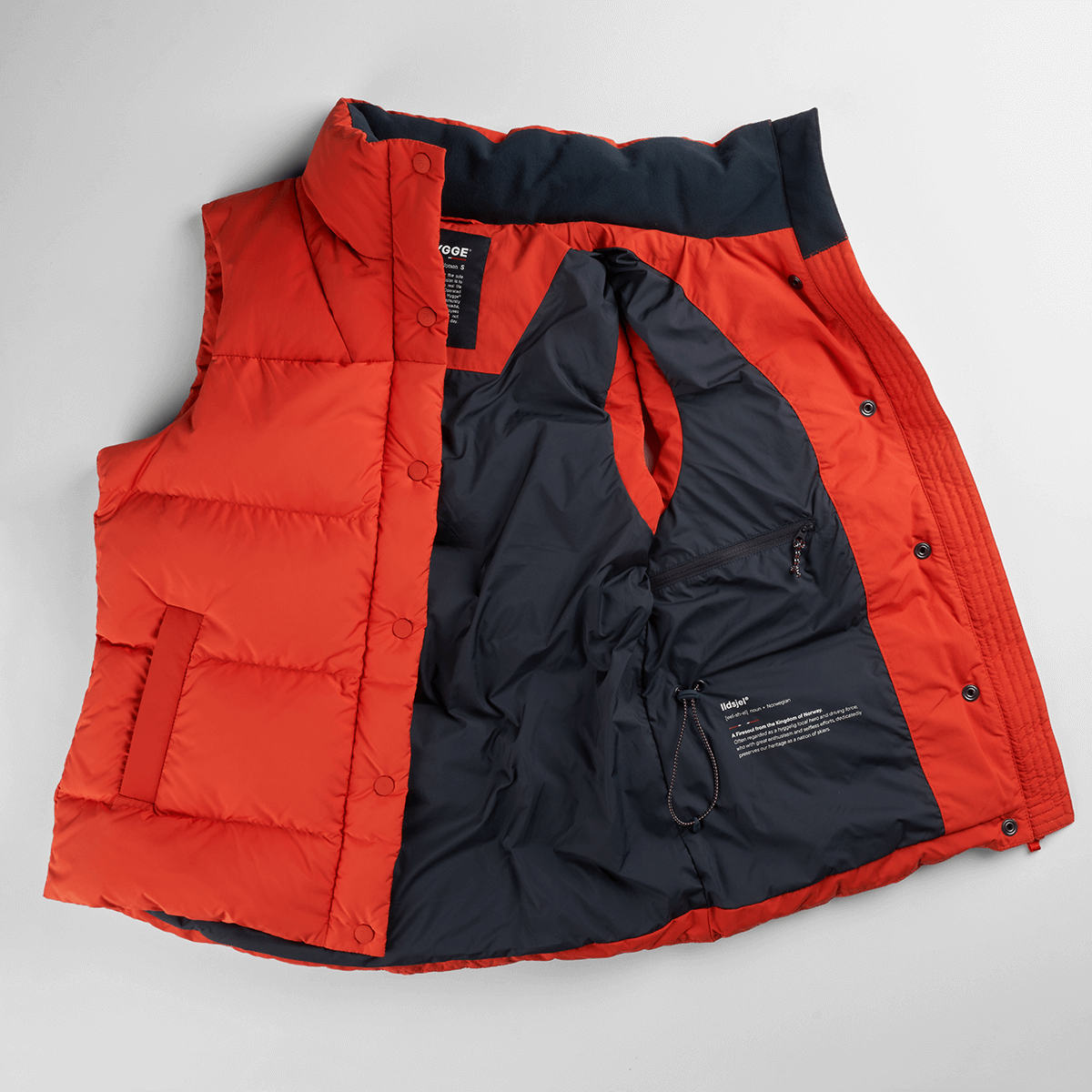 Women's Ildsjel Down Vest – Bonfire