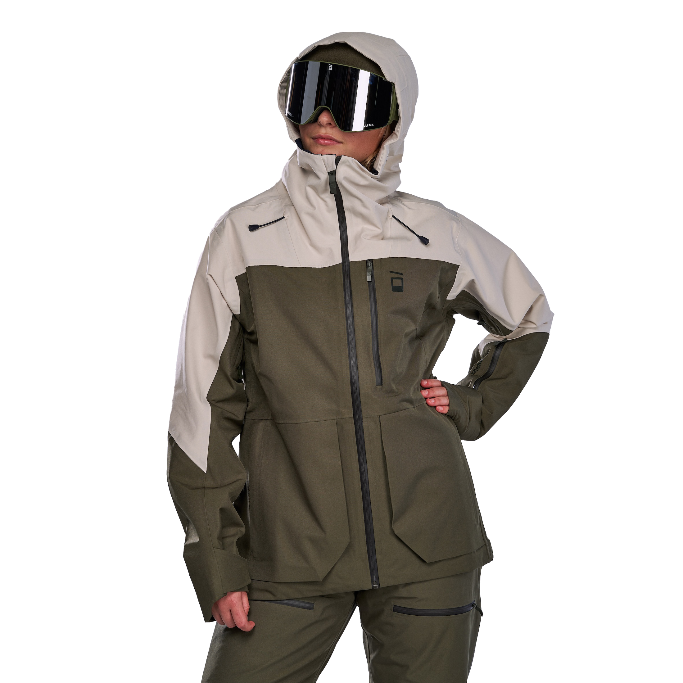Women's Ildsjel Jacket – White, Green