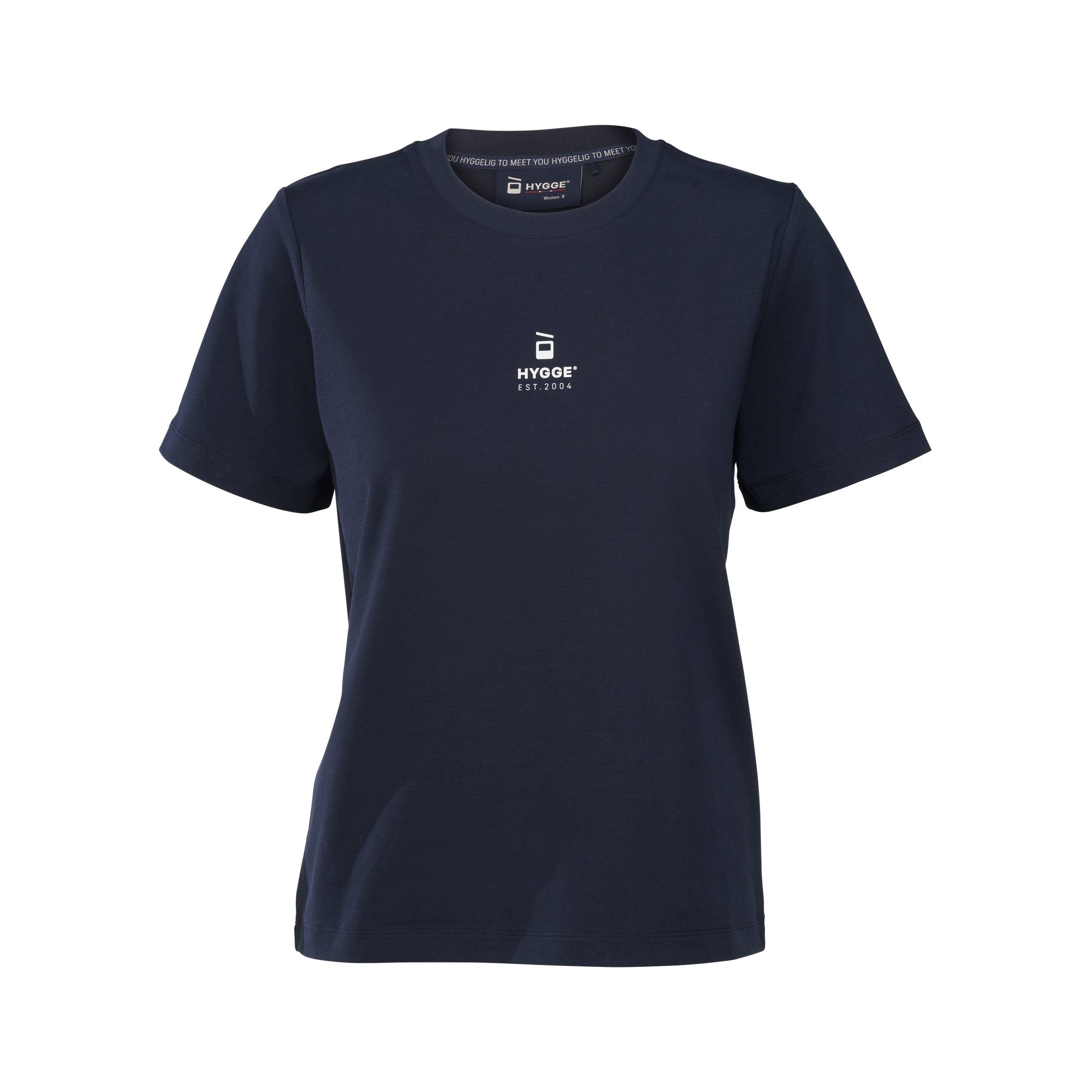 Women's Organic Cotton Tee – Navy, White