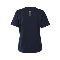 Women's Organic Cotton Tee – Navy, White