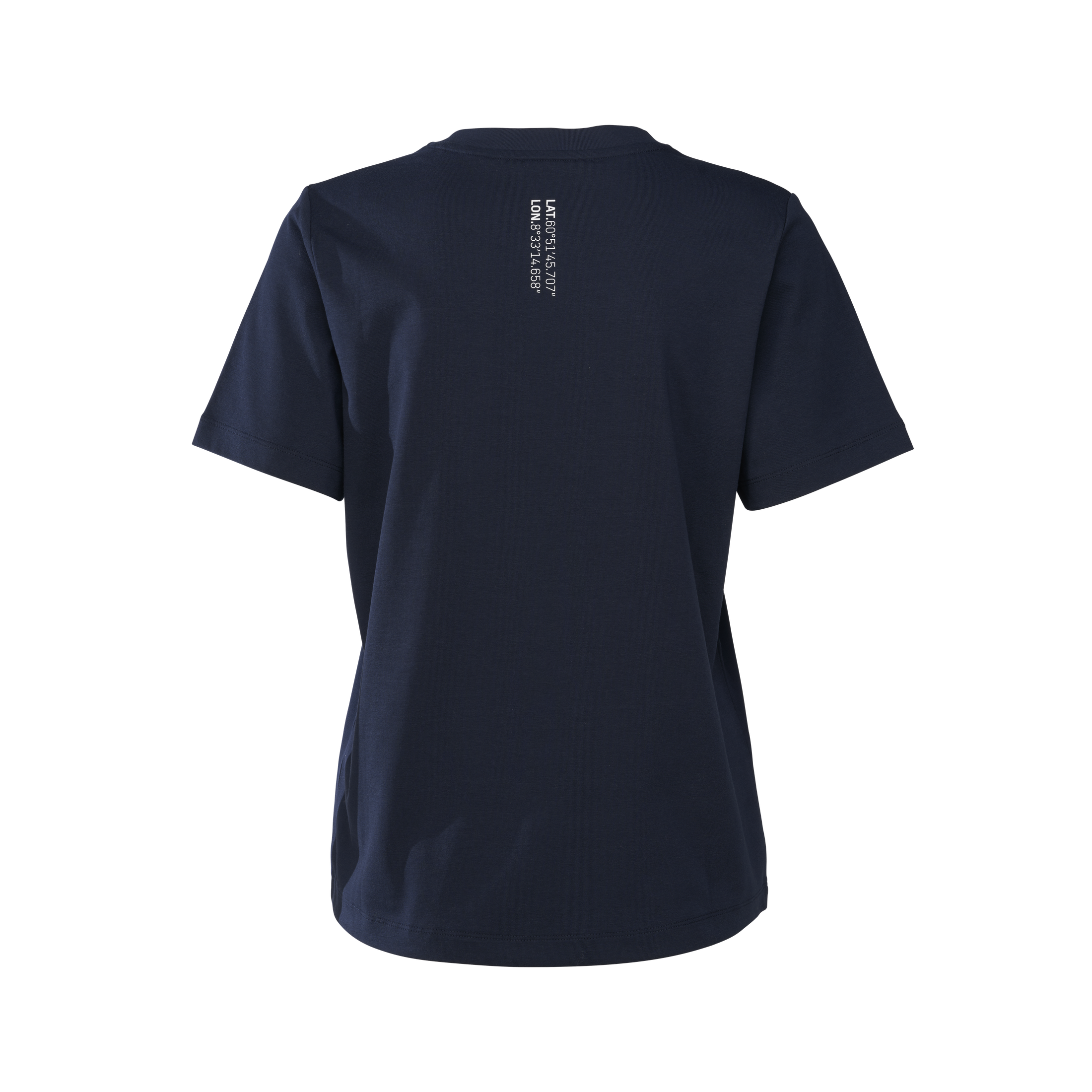 Women's Organic Cotton Tee – Navy, White