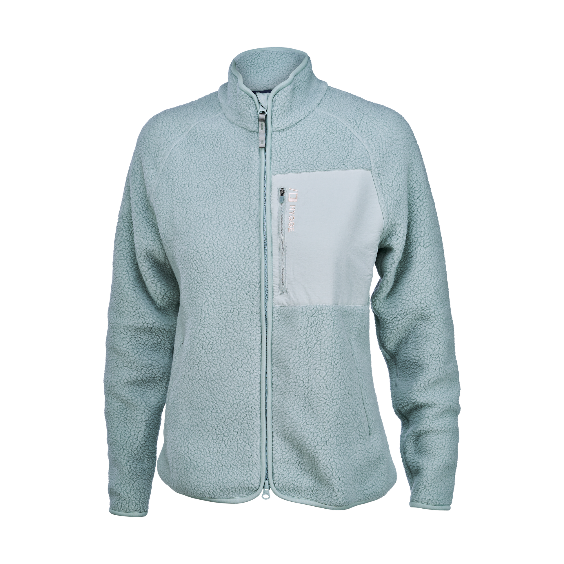 Women's Pile Fleece Jacket – Light Green