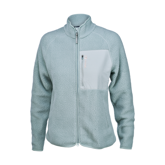Women's Pile Fleece Jacket – Light Green