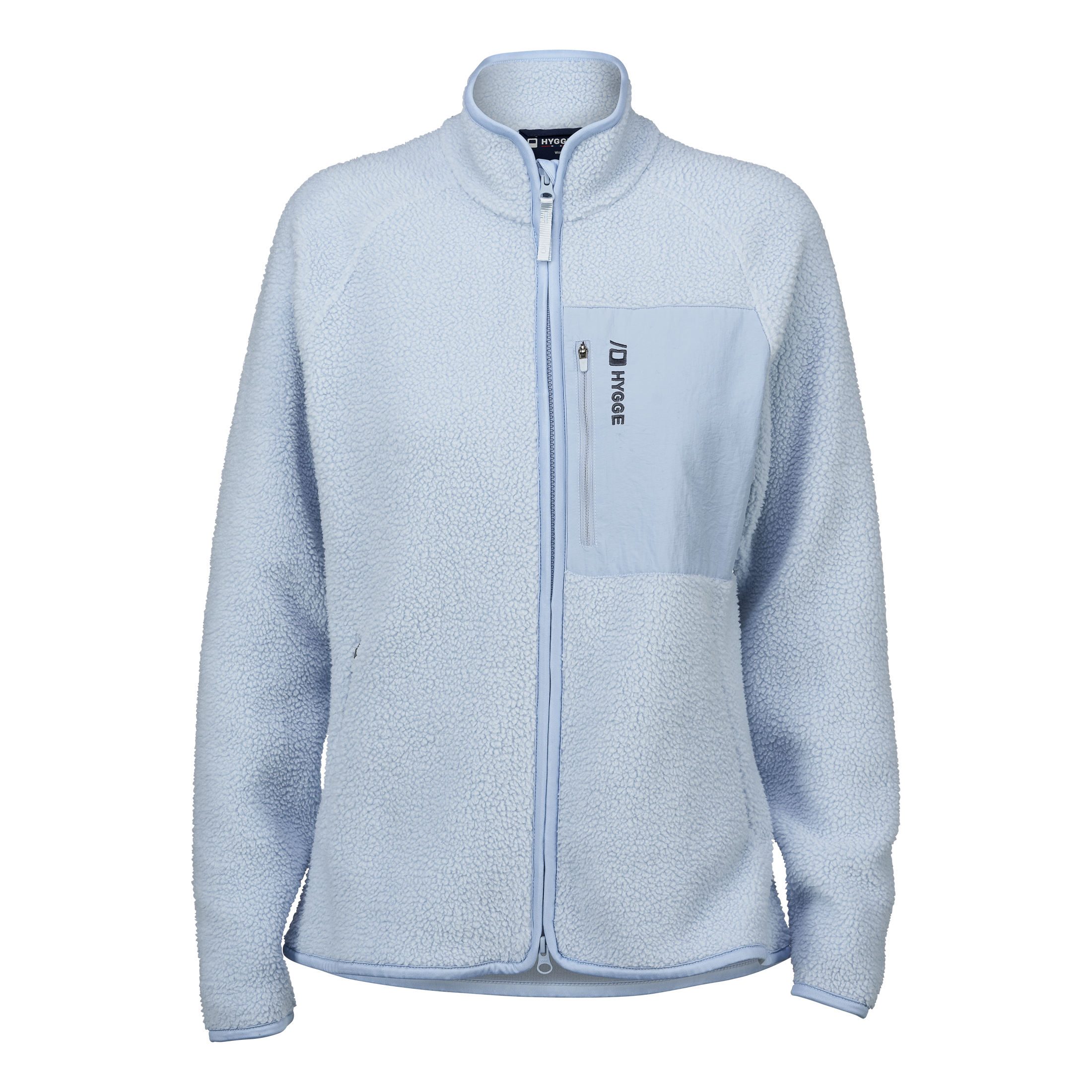 Women's Pile Fleece Jacket – Misty Blue