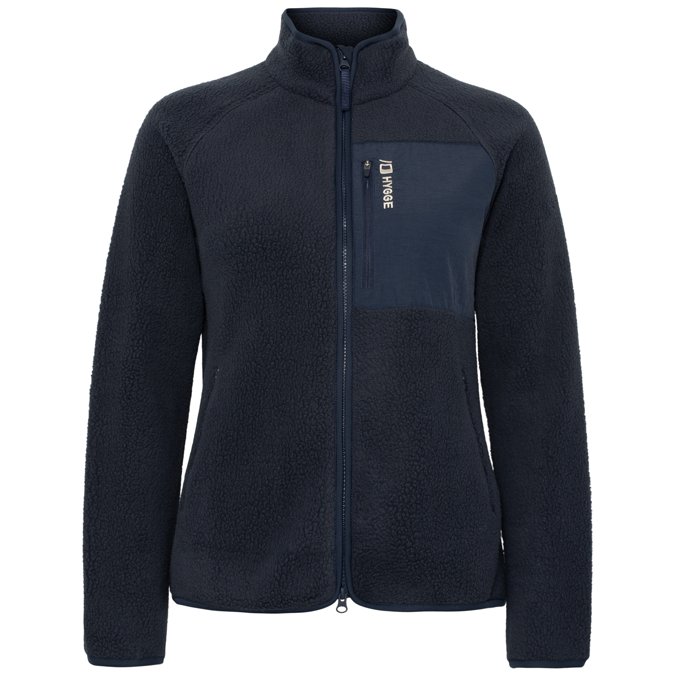 Women's Pile Fleece Jacket – Navy