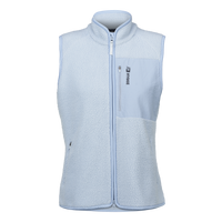 Women's Pile Fleece Vest – Misty Blue