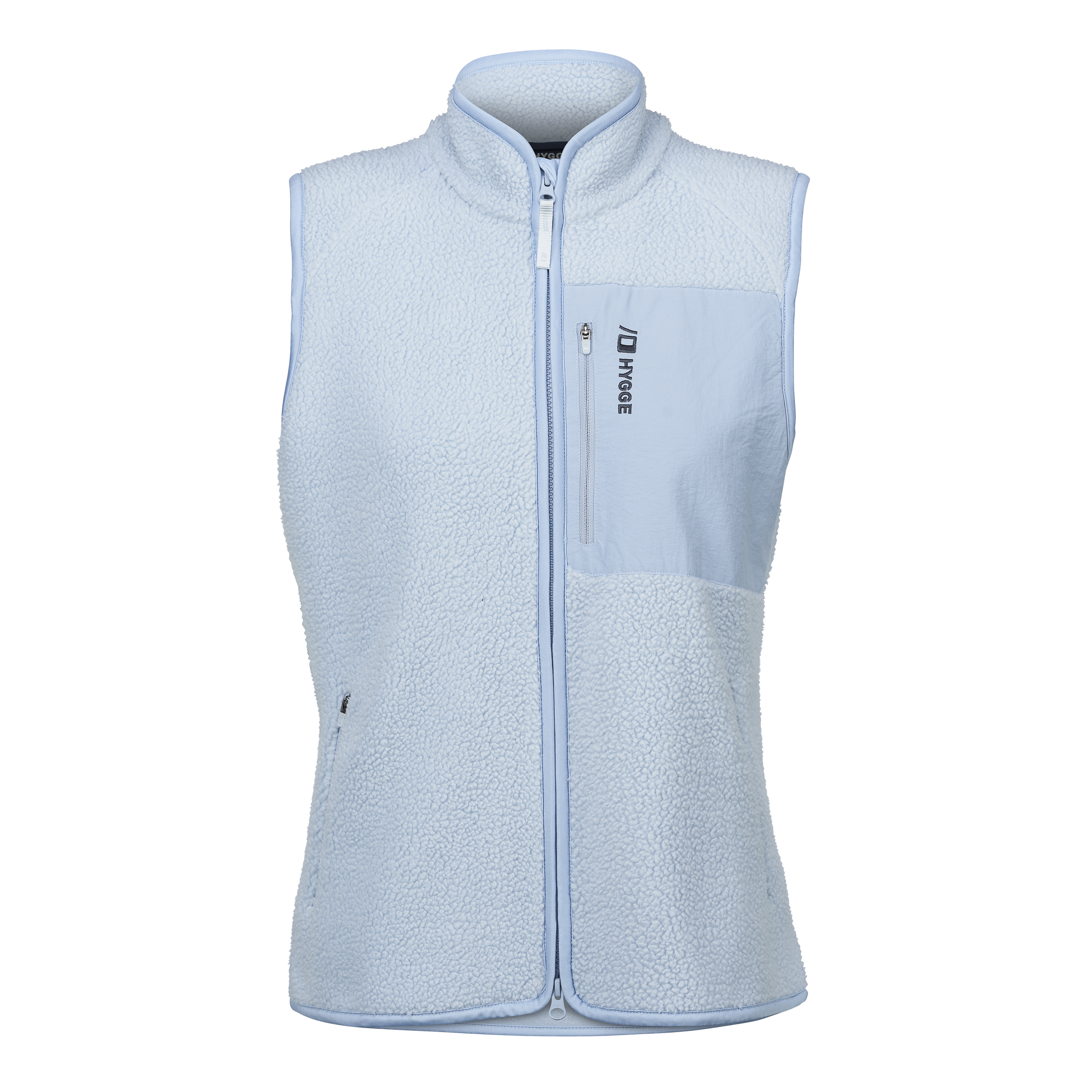 Women's Pile Fleece Vest – Misty Blue