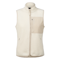 Women's Pile Fleece Vest – Whiteish