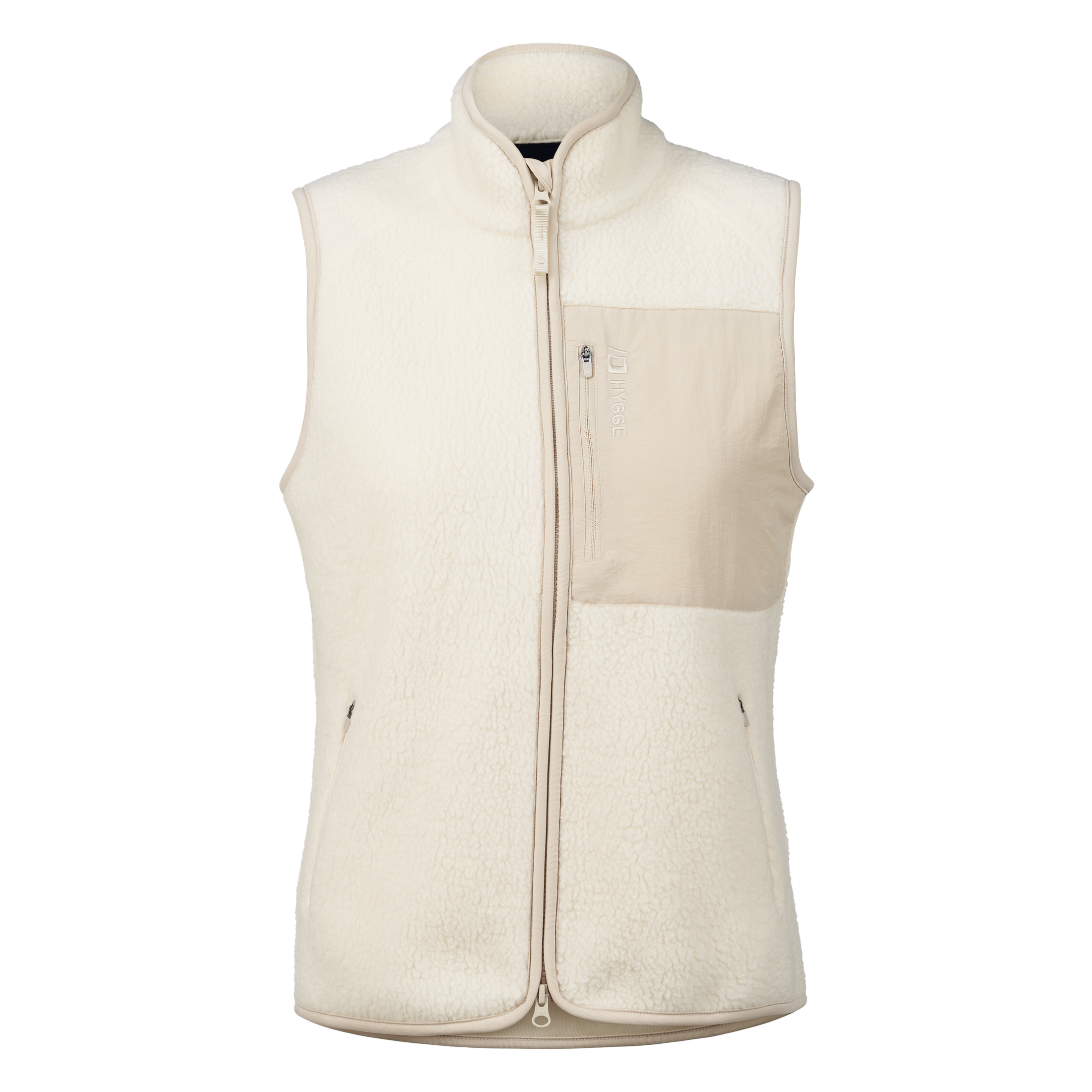 Women's Pile Fleece Vest – Whiteish