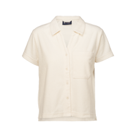 Women's Terry Striped Shirt – Offwhite