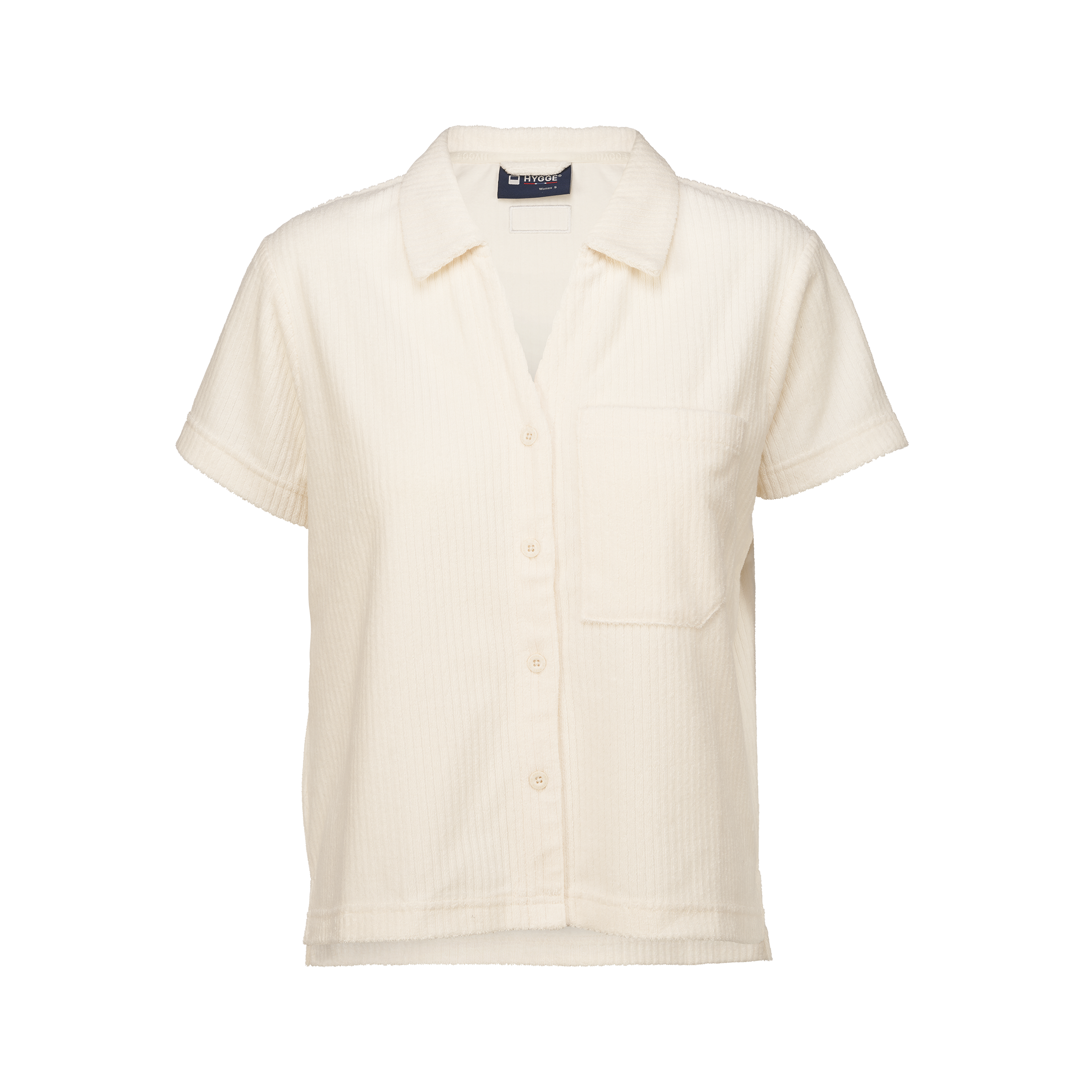 Women's Terry Striped Shirt – Offwhite