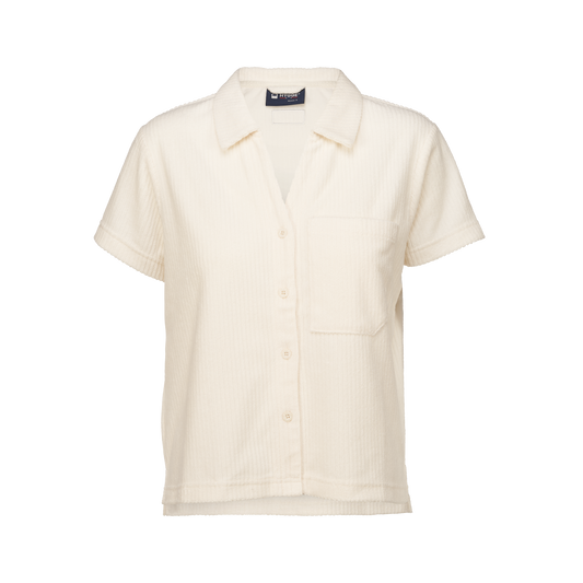 Women's Terry Striped Shirt – Offwhite